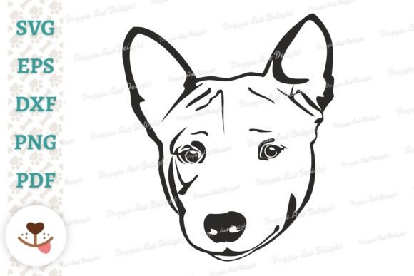 Basenji Dog Face Vector Cut File Review