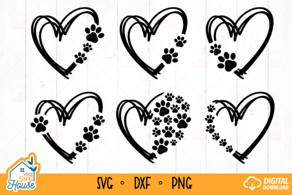 Dog Paw Print Doodle Hearts Frame SVG: Embroidery Review