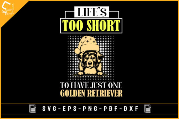 Golden Retriever Dog T-Shirt Design SVG: A Designer's Review