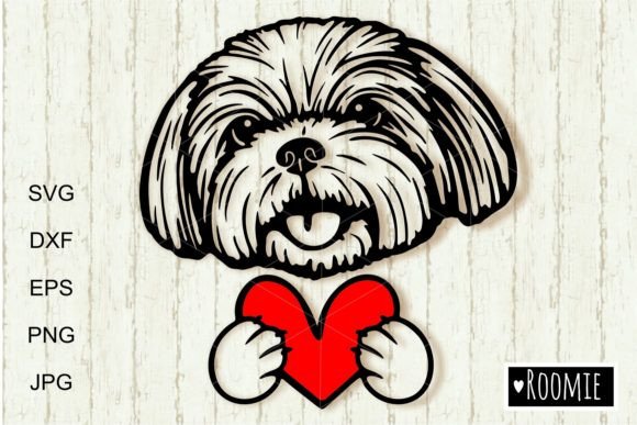 Shih Tzu Svg for Cricut: A Valentine Dog Design Review
